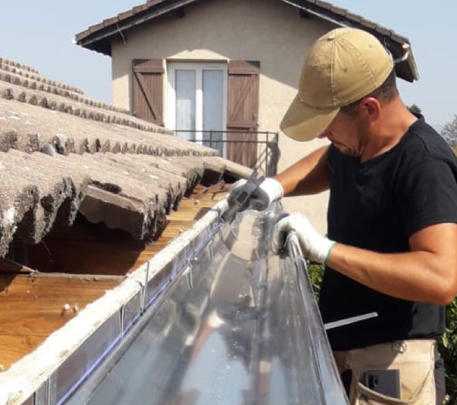 Devis pose gouttières alu La Terrasse-sur-Dorlay 42740